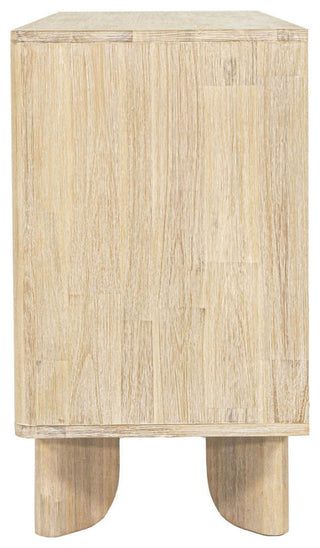 Haru 63" Wide 3-Drawers Sideboard, Beige