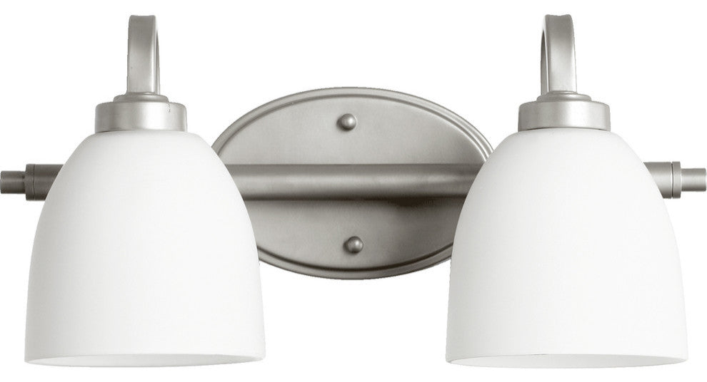 Reyes 2-Light Vanity Fixture, Classic Nickel