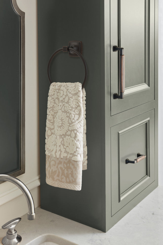Amerock Stature Transitional Towel Ring, Oil Rubbed Bronze