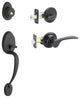 Active Handle Set, Kash Lever Interior Trim, Black