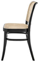 Side Dining Chair, Black, Wood, Modern, Kitchen Bistro Restaurant Hospitality