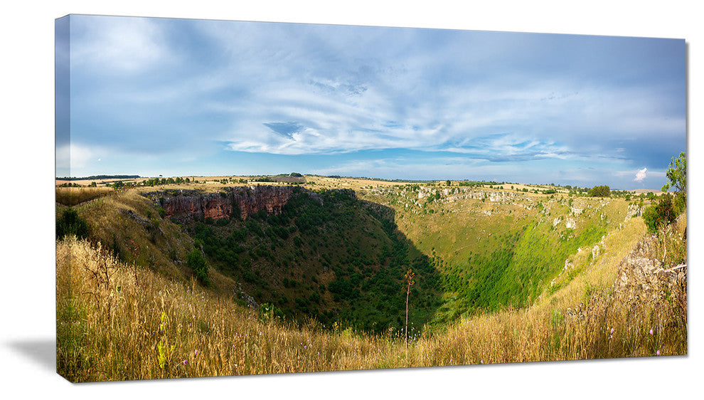 "Pulo Di Altamura Panorama" Canvas Print, 1 Panel