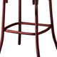ACME Zaire Bar Chair, 29", Antique Red
