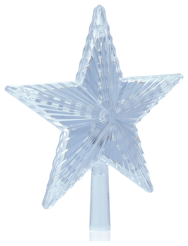 Flashing Star Tree Topper with LED Lights, Multicolor