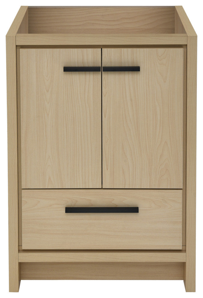 Virage 24 Freestanding, Bathroom Vanity, Natural Oak Cabinet Only