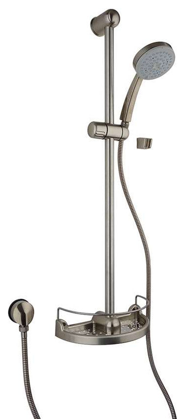 Latoscana 50PW124 Water Harmony 30 Inch Slide Bar Kit In Brushed Nickel