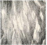 Safavieh Retro Ret2891-8012 Rug, Grey/Ivory, 4'0"x4'0" Square