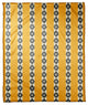 Southwestern Pattern in Yellow Fleece Blanket
