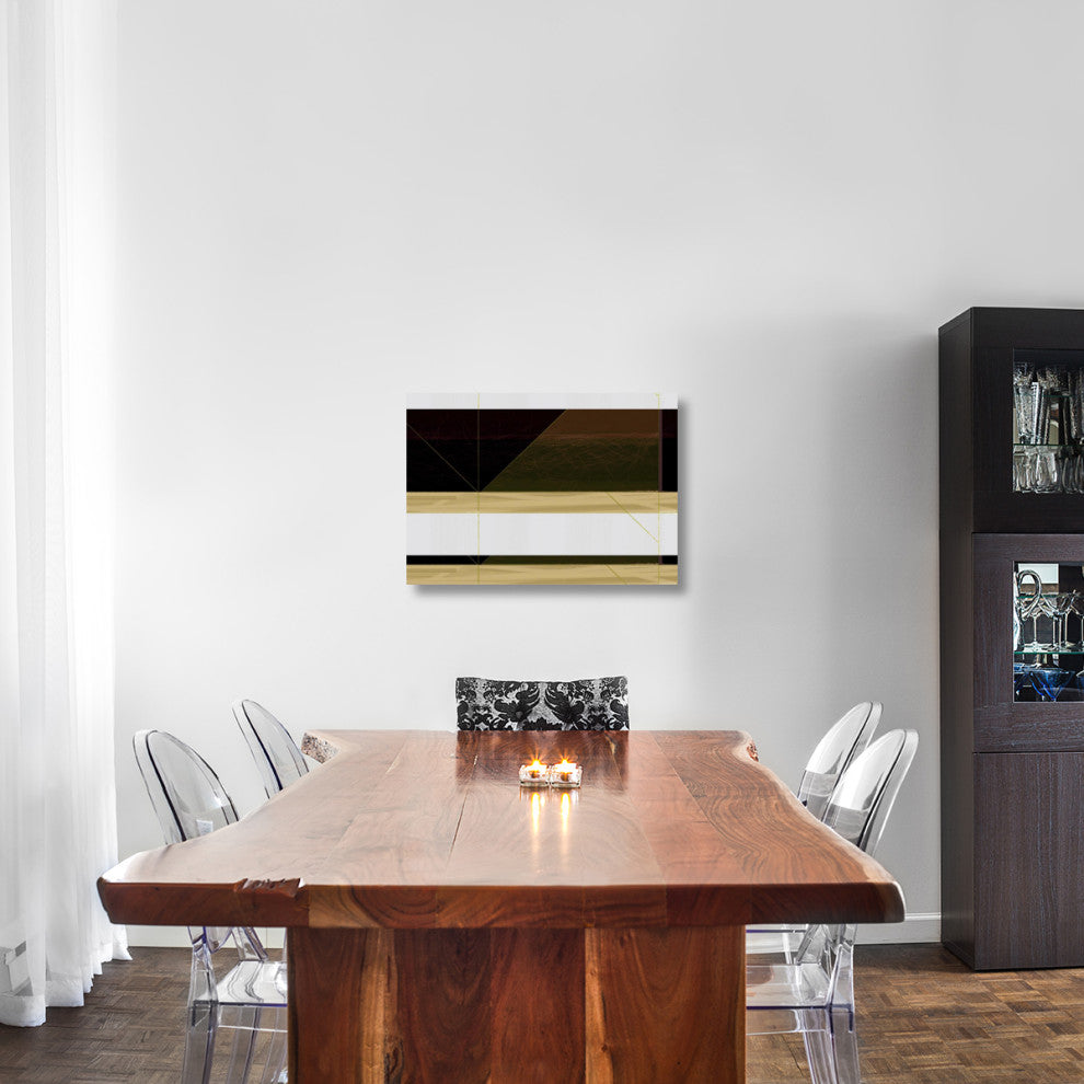 "Abstract  Brown And White" Fine Art Print