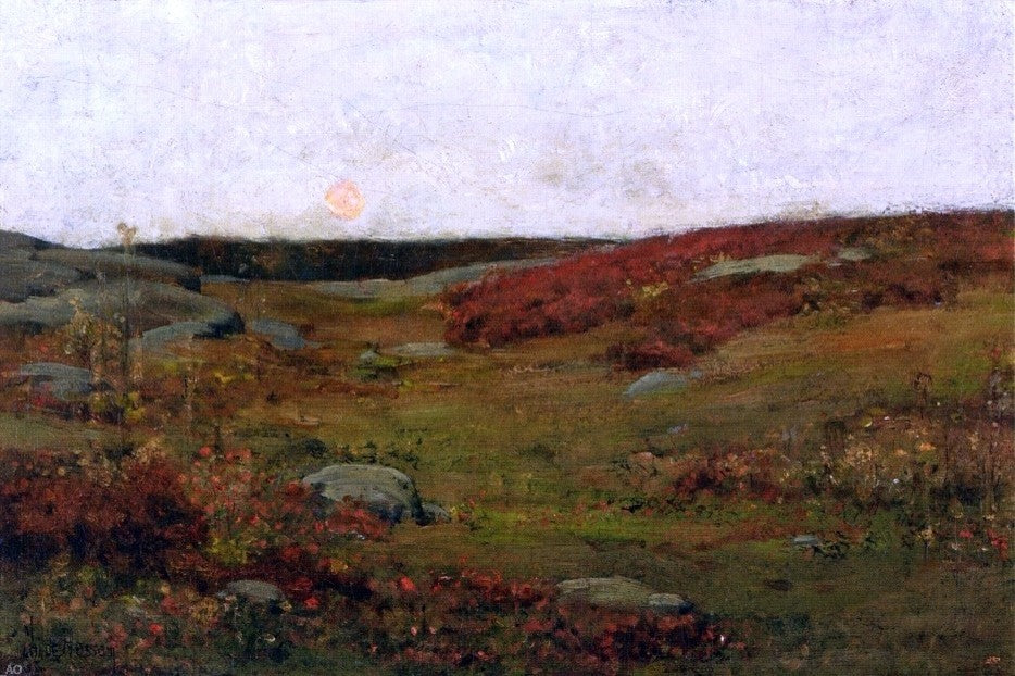 Frederick Childe Hassam Sunrise, Autumn Wall Decal