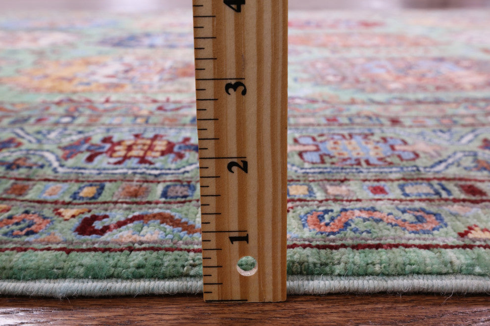 5' 0" X 6' 5" Fine Turkmen Ersari Handmade Rug Q11289
