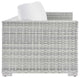 Convene 6-Piece Outdoor Patio Set - Light Gray White