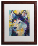 "Art Husky" by Richard Wallich, Matted Framed Art