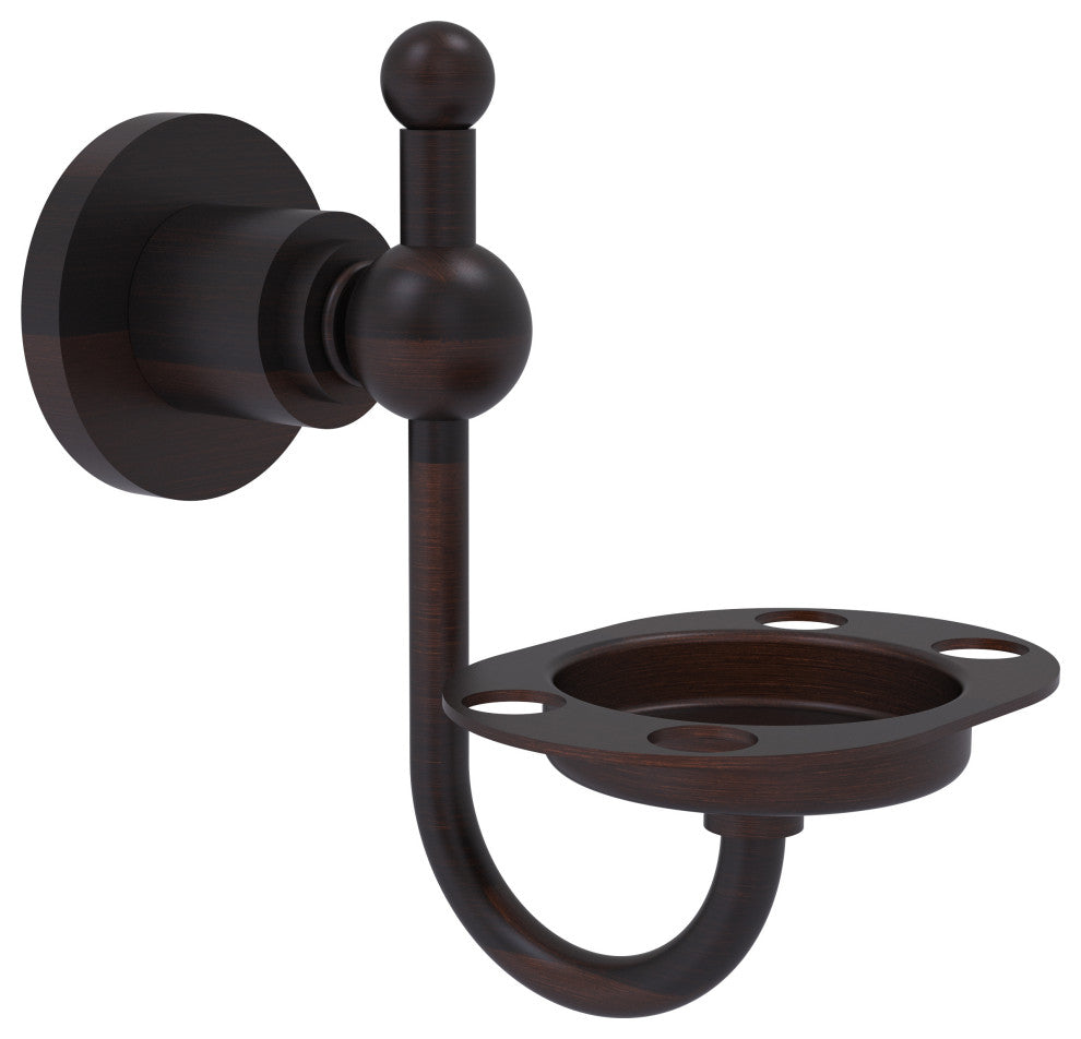 Astor Place Tumbler and Toothbrush Holder, Venetian Bronze