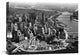 "Aerial View of Manhattan" Stretched Canvas Giclee by Anonymous, 24"x18"