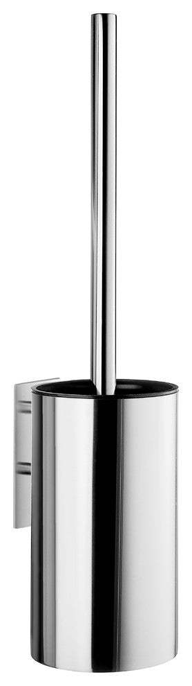 Self Adhesive Toilet Brush and Holder Polished Stainless Steel