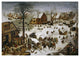 "The Census at Bethlehem" Paper Print by Pieter Bruegel the Elder, 24"x18"