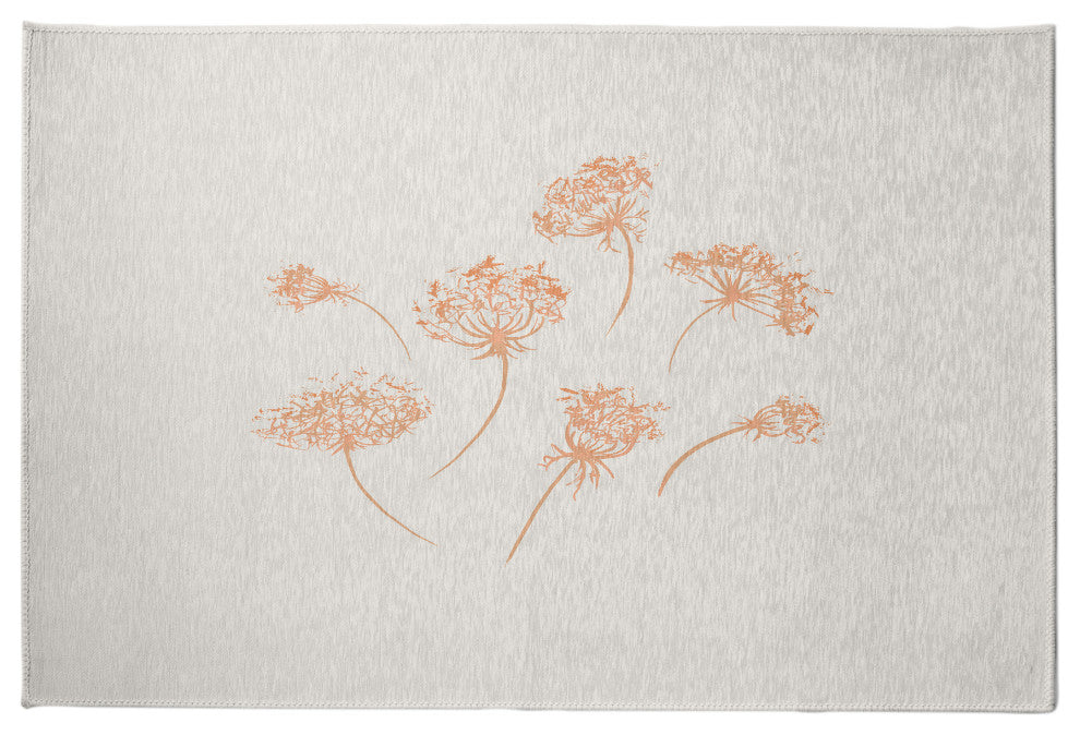 Just Dandy Rug, Orange, 2'x3'