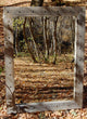 Rustic Mirrors Bunkhouse Barn Wood Mirror With Tacks, 30x36