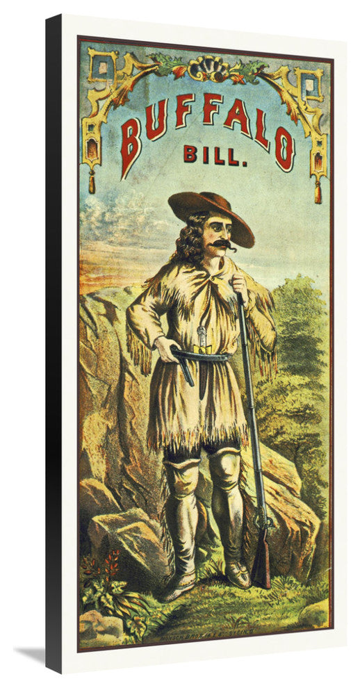 "Buffalo Bill - 1840" Stretched Canvas Giclee by Hollywood Photo Archive, 17x36"