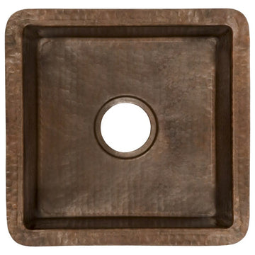 Native Trails CPS34 Cantina 13" Undermount Single Basin Copper - Antique Copper
