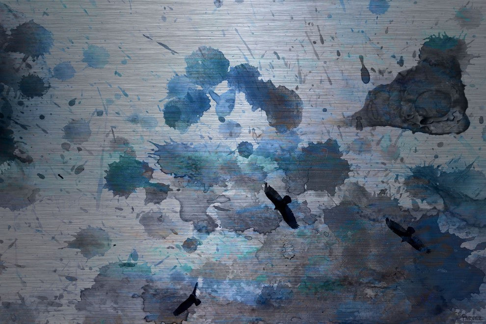"Indian Wells" Print on Brushed Aluminum, 60"x40"