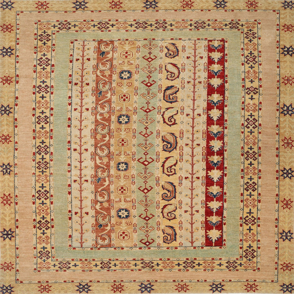 Ahgly Company Indoor Square Traditional Area Rugs, 3' Square