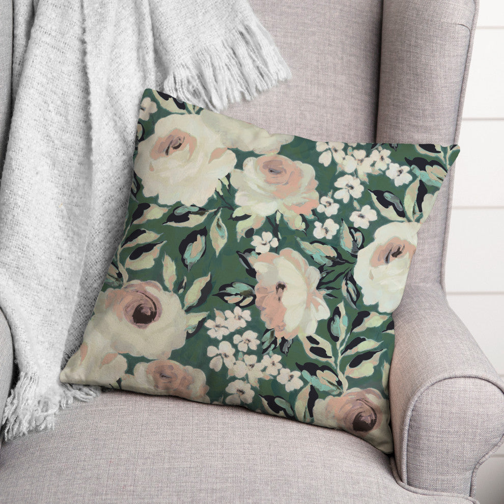 Multi Floral 3 16x16 Indoor / Outdoor Pillow