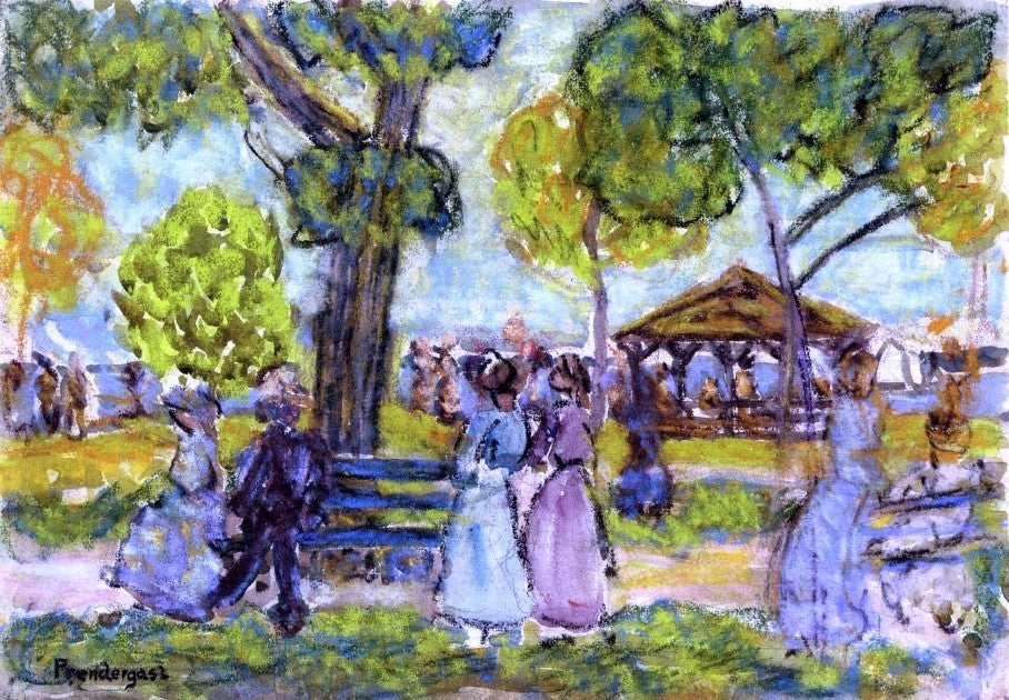 Maurice Prendergast The Pavilion Wall Decal