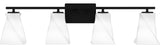 Stetson 4-Light Bath, Matte Black