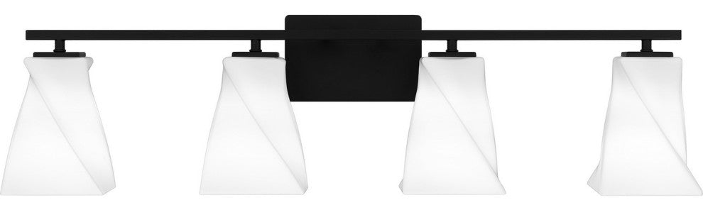 Stetson 4-Light Bath, Matte Black