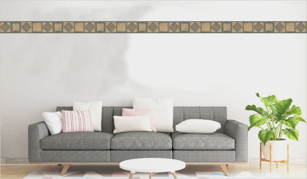 Shape Peel and Stick Wallpaper Border 15'x7"