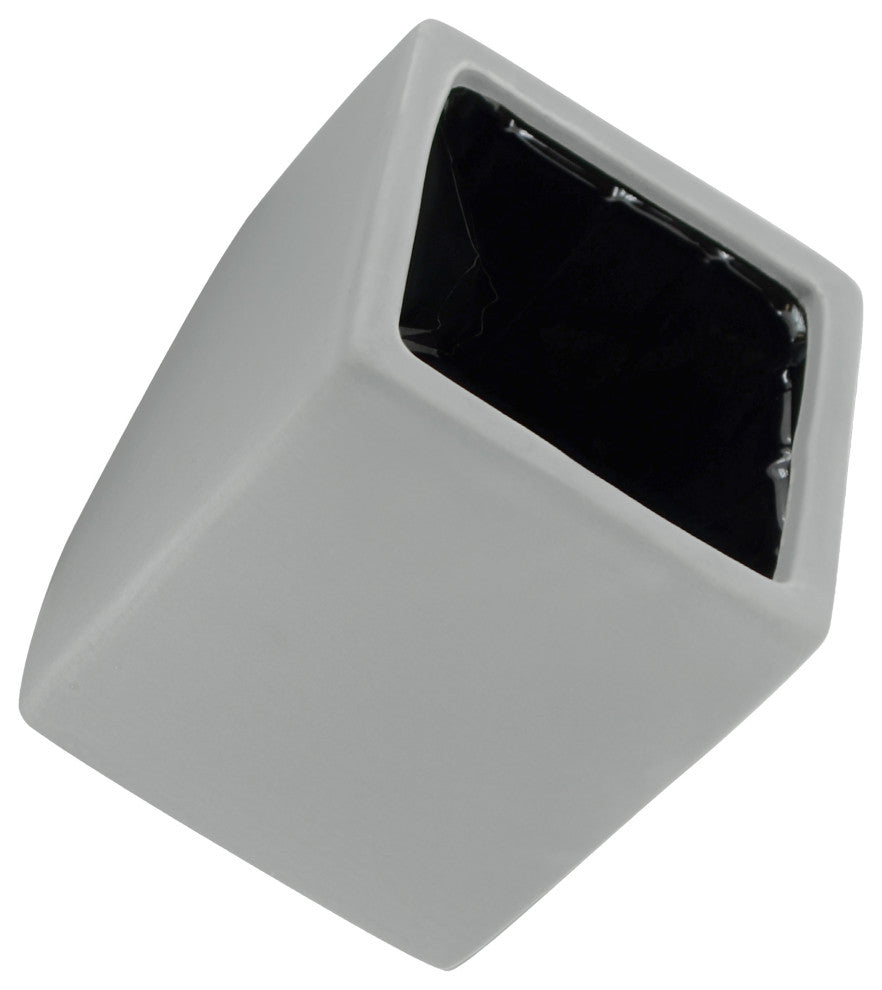 Large Cube Wall Planter, Light Gray