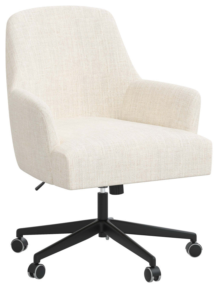 Office Chair, Linen Talc