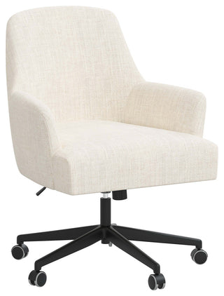 Office Chair, Linen Talc