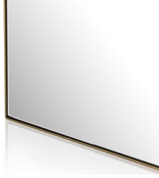 Jacques Floor Mirror-Antique Brass