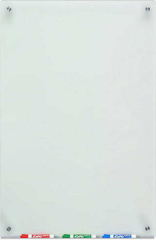 Frosted Glass Dry-Erase Board Set Audio-Visual Direct, 23 5/8"x35 1/2"