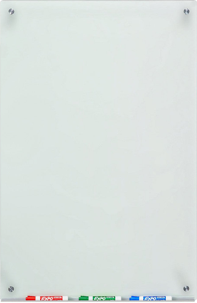 Frosted Glass Dry-Erase Board Set Audio-Visual Direct, 23 5/8"x35 1/2"