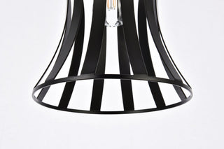 Leah 1-Light Pendant, Black