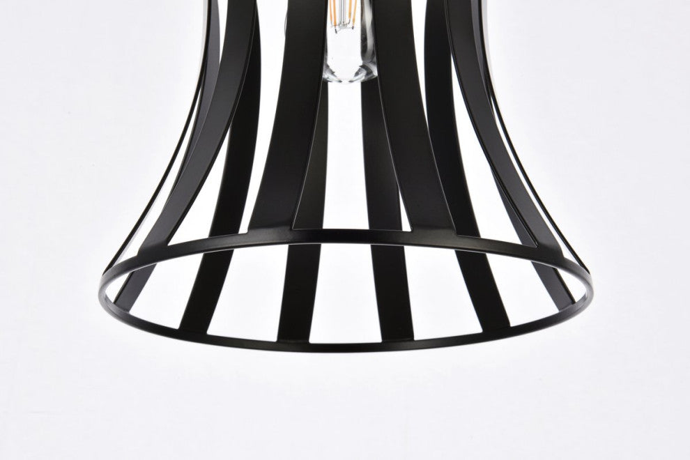 Leah 1-Light Pendant, Black