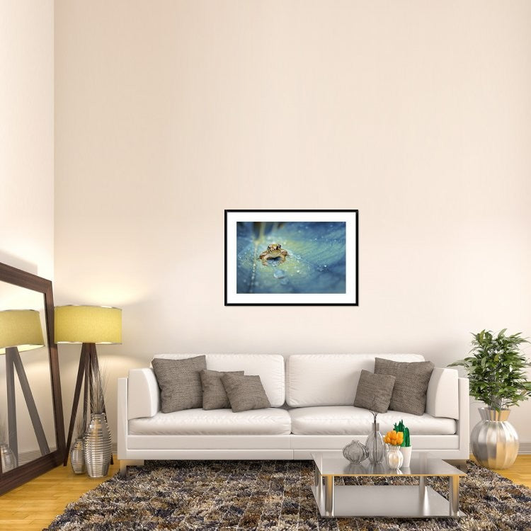 "Crystal Guard" Framed Digital Print by Robby Fakhriannur, 44x32"