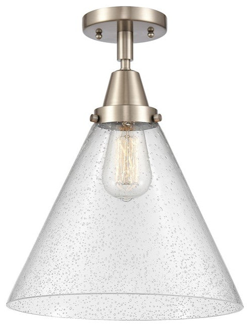 INNOVATIONS LIGHTING 447-1C-SN-G44-L X-Large Cone Flush Mount