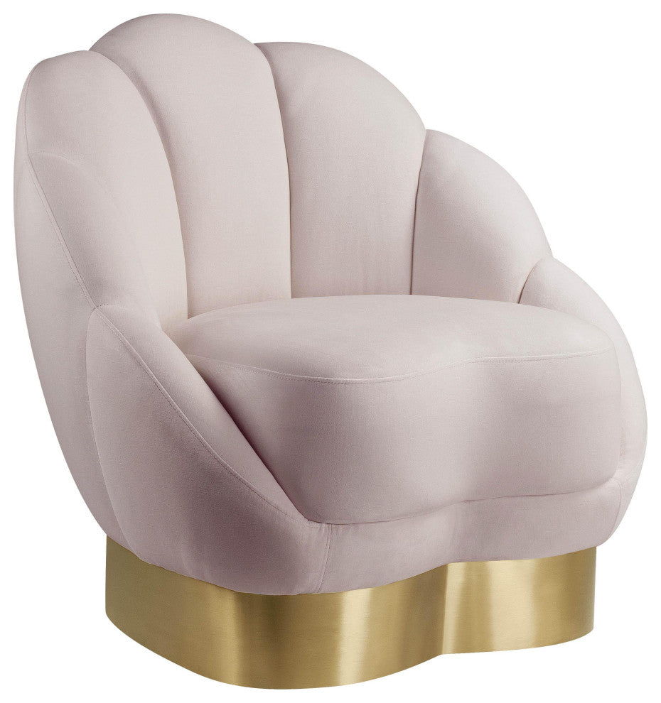 TOV Furniture Bloom Blush Velvet Chair