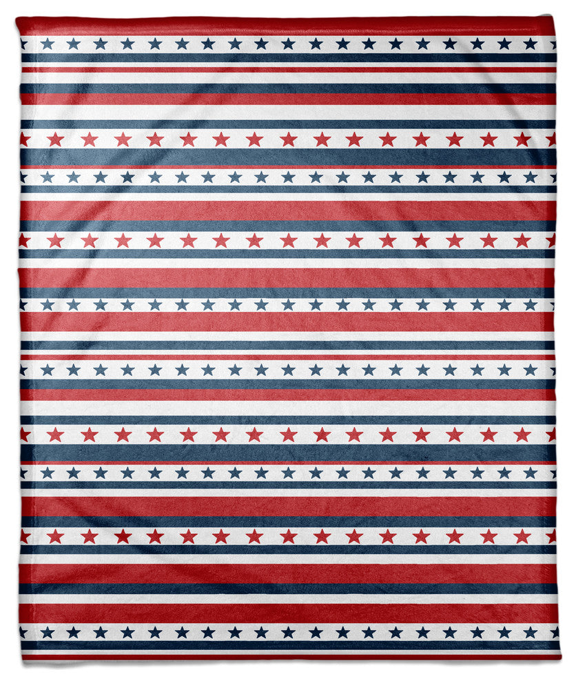 Flag Stars and Stripes 30x40 Fleece Blanket