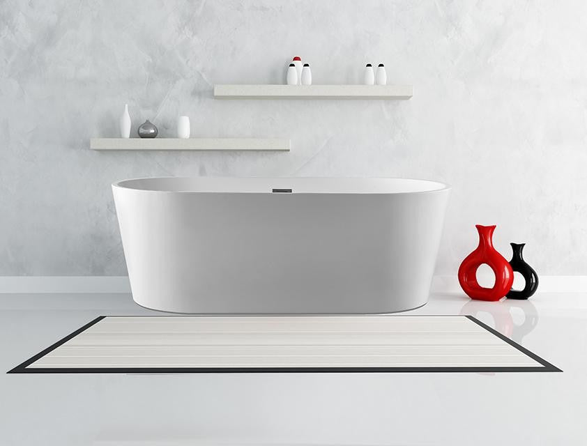Cartisan Design 60" BT-03 Freestanding Bathtub, Acrylic
