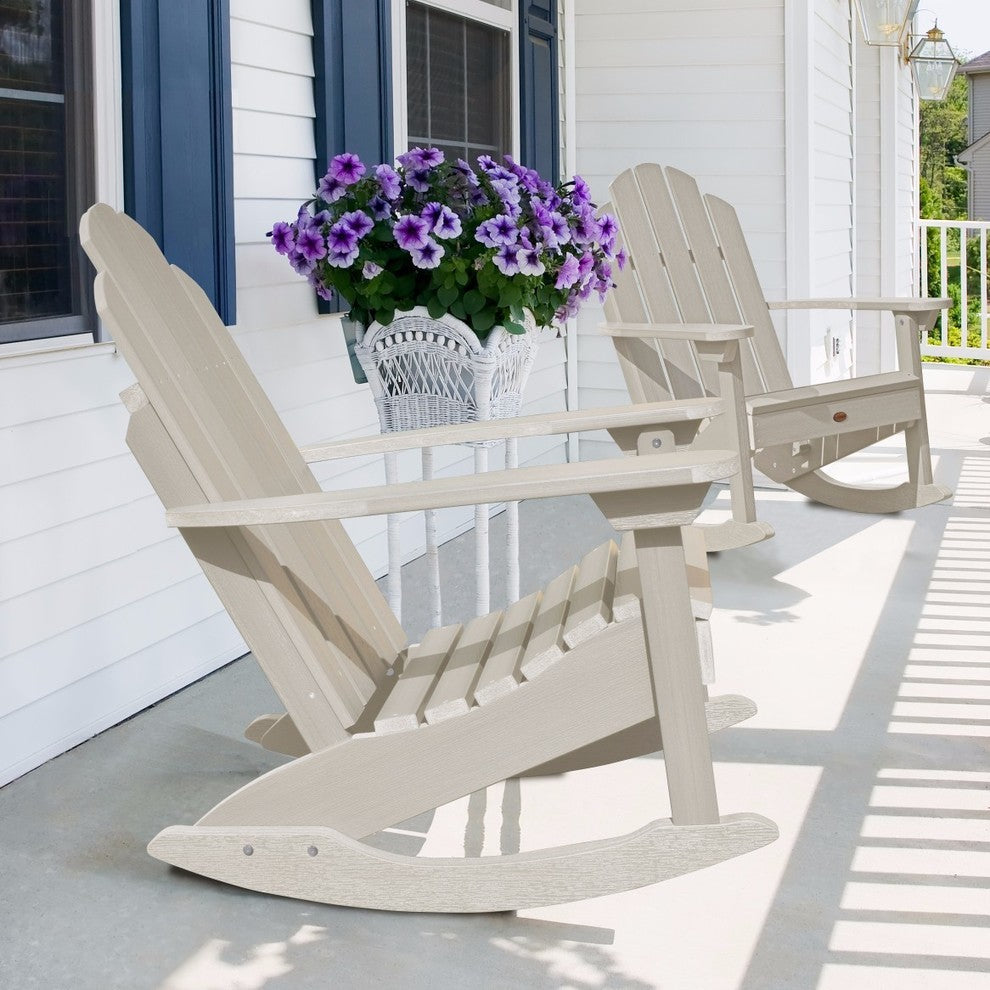 Westport Adirondack Rocking Chair, Whitewash