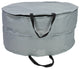 30" Gray Multi-Seasonal Double Wreath Storage Bag
