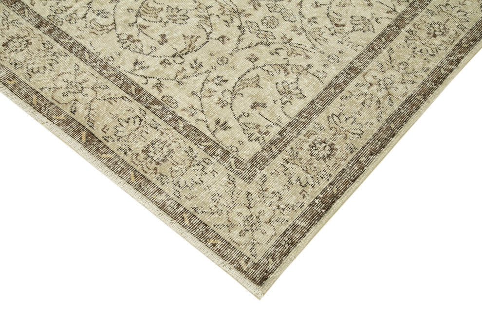 Rug N Carpet - Handmade Oriental 6' 3" x 9' 8" Unique Vintage Rug