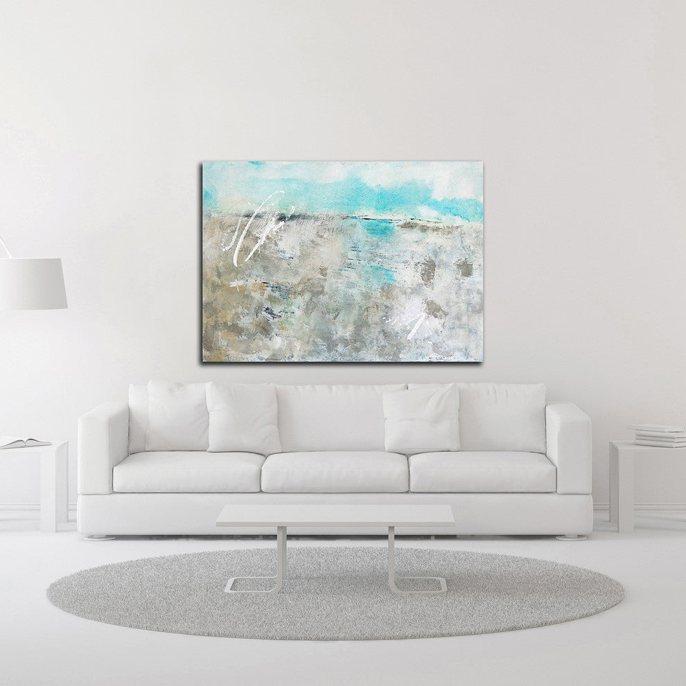 Beach by Mila Apperlo, Print on Canvas, 42"x30"