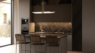 Quoizel PCTAL146 Talbott 46"W LED Linear Chandelier - Brushed Gold